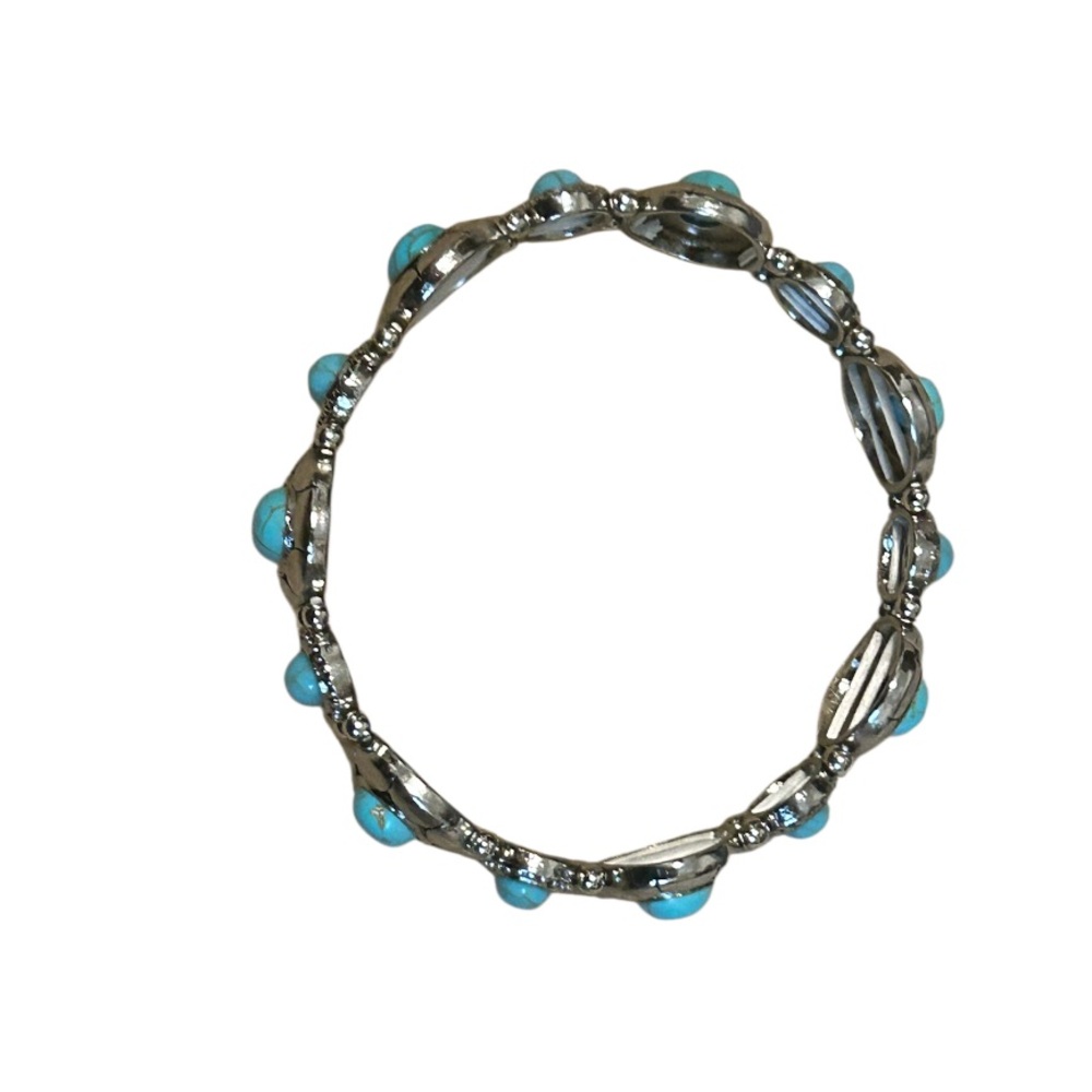 Silver and Turquoise Bracelet